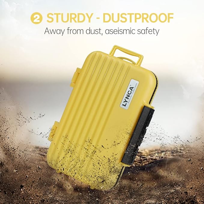 LYNCA 24 Slots Camera Memory Card Case Holder Water-Resistant Anti-Shock SD - Image 5