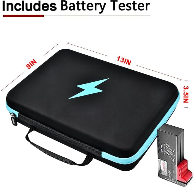 PAIYULE Battery Organizer Storage Case Box - Image 4