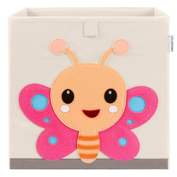CLCROBD Foldable Animal Cube Storage Bins Fabric Toy Box/Chest/Organizer by CLCROBD
