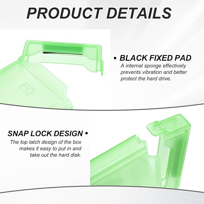 PATIKIL 4.5" x 3.2" Hard Drive Disk Case - Image 4
