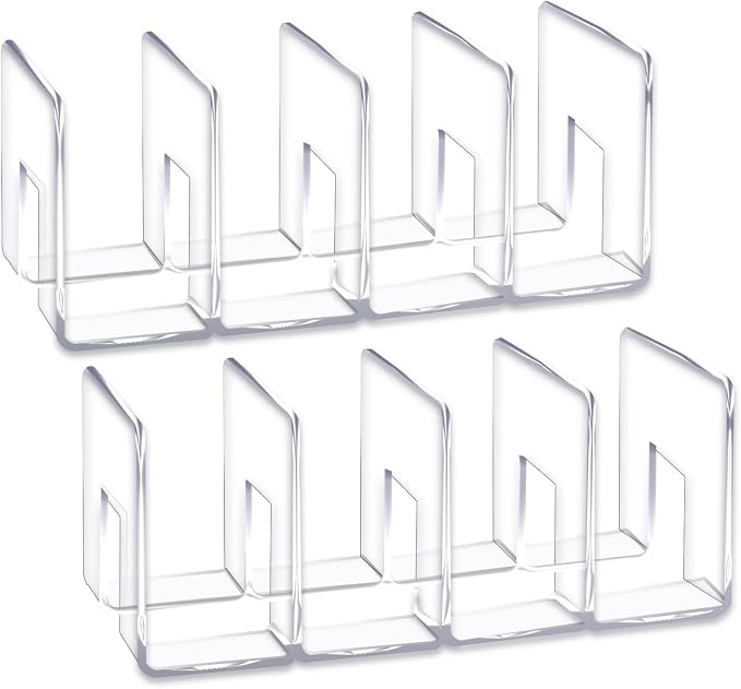 YAGELI Clear Acrylic Desk File Sorter Purse/Handbag Organizer Clutch Divider by YAGELI