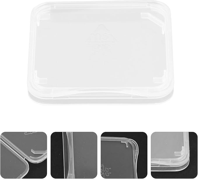 Veemoon Transparent Memory Card Storage Boxes Card Holder Cases Compact - Image 9
