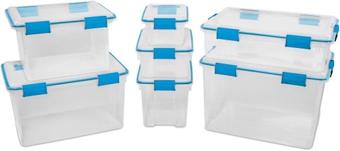 Sterilite 18-Pack Gasket Box, Weather-Resistant Storage Bins - Image 8