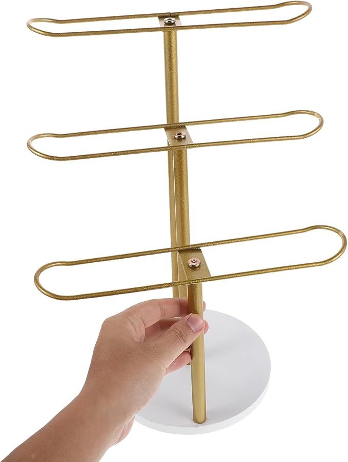NUOBESTY Metal Headband Holder 3-Tier Scrunchie Holder - Image 6