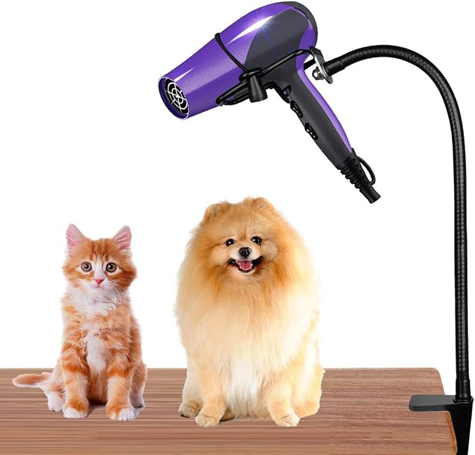 LUEXBOX Hands Free Blow Dryer Holder, Stainless Steel Hair Dryer Stand Clamp - Image 6