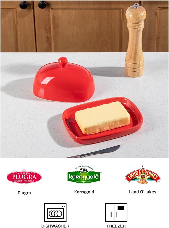 Sweejar Ceramic Butter Dish - Image 2