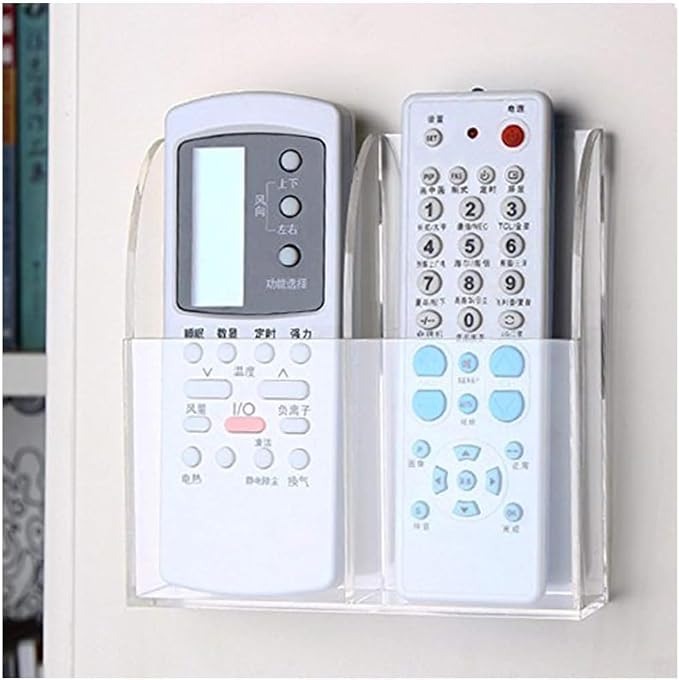 APSOONSELL Remote Control Holder Organizer Wall Mount Acrylic Tidy by APSOONSELL