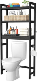 Homykic Bamboo Over The Toilet Storage Shelf, 3-Tier Above Toilet Storage by Homykic