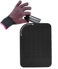 Heat Resistant Silicone Glove and Mat Set by AFT90