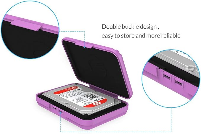 ORICO External Hard Drive Case for 3.5 Inch HDD/SSD 5 Packs Portable Hard Drive - Image 4