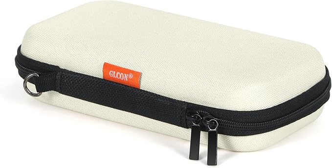 GLCON Off White Small Travel Electronic Organizer Case by GLCON