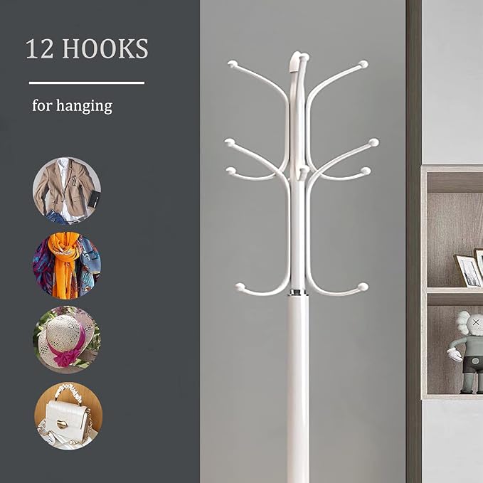 Kertnic Metal Coat Rack Stand - Image 6