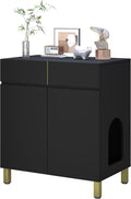 Large/Tall Litter Box Enclosure, Modern Wooden Litter Box Furniture by Amunrbrek