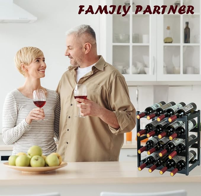 Bamboo Wine Rack, Sturdy and Durable Wine Storage Cabinet Shelf, Wine Racks - Image 2