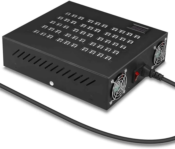 USB Charging Station, 100 Ports USΒ Power Station Multi Port USΒ Wall Charger by MIXILIN