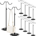Weysat 10 Pcs Purse Holder Adjustable Handbag Display Stand Double Hook Metal by Weysat