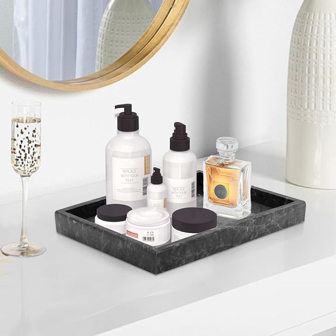 Marble Bathroom Tray, Pure Natural Vanity Tray, Marble Trays - Image 6