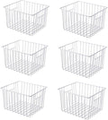 Slideep 11'' Farmhouse Freezer Food Storage Organizer Baskets Modern by WelcometotheSlideep