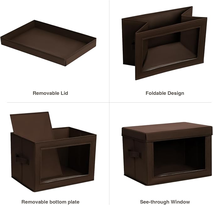 Foldable Storage Boxes with Clear Window - Image 7