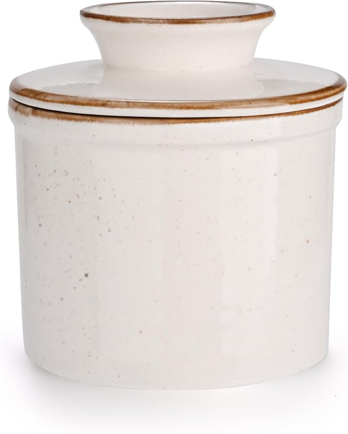 French Butter Dish, Butter Crock by JERSINWEI