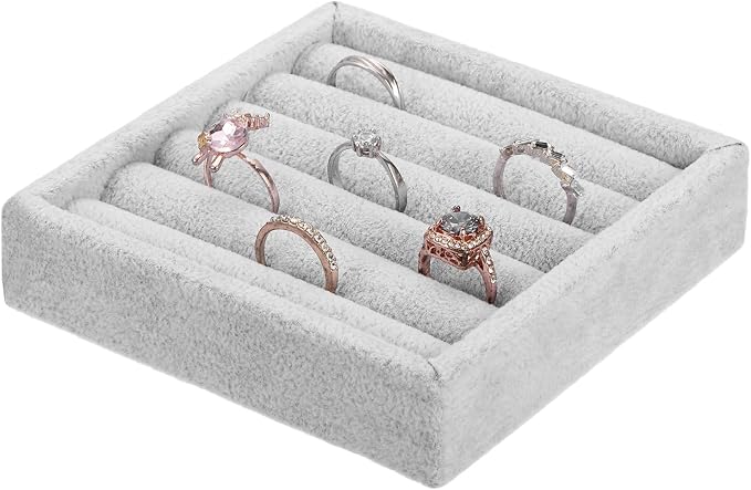 uxcell Stackable Jewelry Storage Tray, Jewelry Tray Drawer Organizer, Small by uxcell