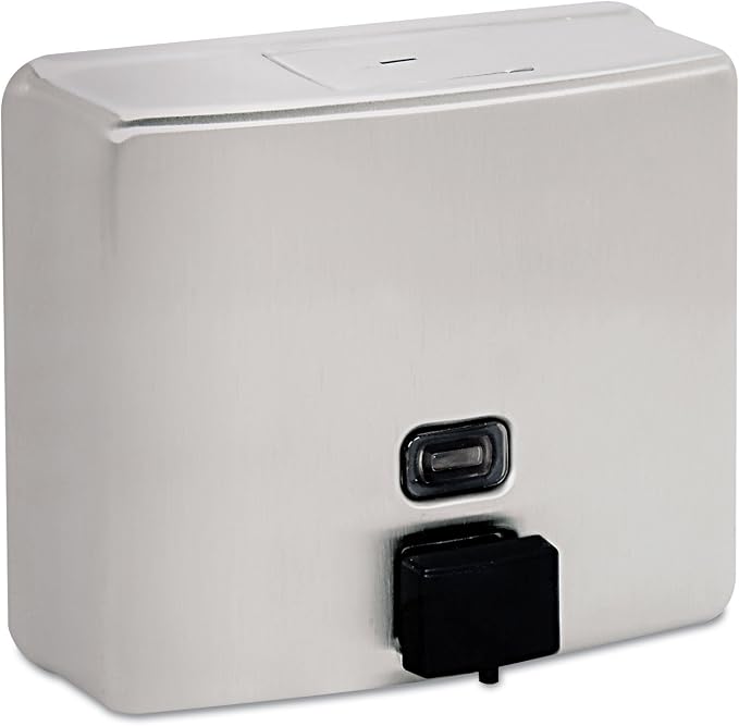 Bobrick Wall-Mounted Liquid Soap Dispenser, Satin-Finish Stainless Steel - Image 7