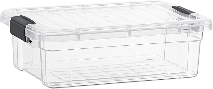 Superio 7.4 Quart Clear Plastic Storage Bin by Superio