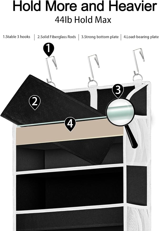 1 Pack Over The Door Storage Organizer - Image 3