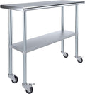 AmGood 18" x 48" Stainless Steel Work Table by AmGood