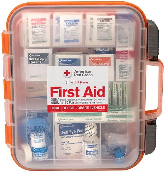 American Red Cross Officially Licensed Product, 50 Person First Aid Kit by AmericanRedCross
