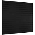 Slatwall Panel 4 FT x 4 FT, Interlocking Slat Wall Paneling, Wall Mounted PVC by Neoaider