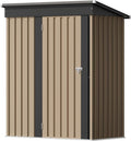 Flamaker 5x3 FT Storage Shed Waterproof Metal Garden Shed by Flamaker