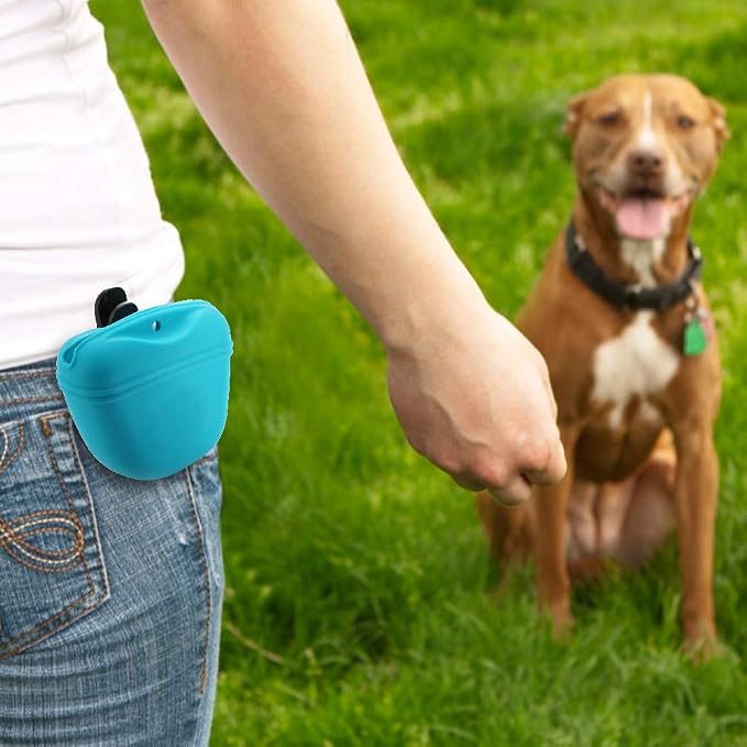 RoyalCare Silicone Dog Treat Pouch-Small Training Bag-Portable Dog Treat Bag - Image 7