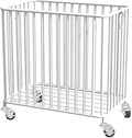 Easyars Laundry Basket with Wheels, Large-size Metal Rolling Laundry Organizer by Easyars