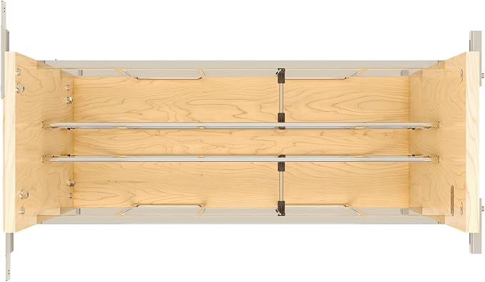 Rev-A-Shelf 5" Pullout Wooden Bakeware Organizer Shelf - Image 4
