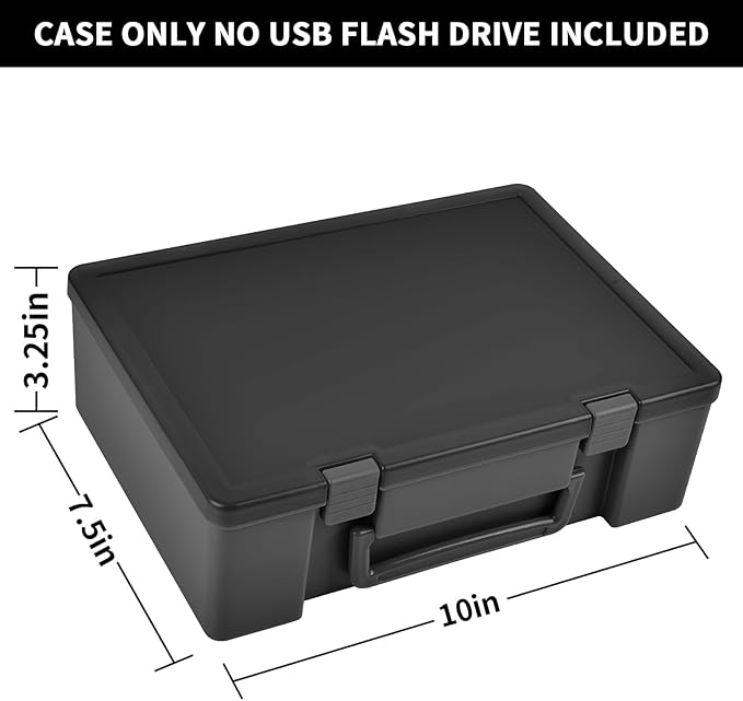 Flash Drive Case USB Memory Stick SD Card Storage Organizer- Holds 134pcs Thumb - Image 5