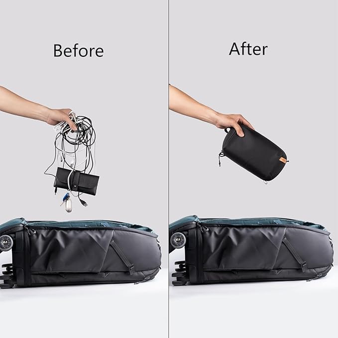 PGYTECH Mini Travel Tech Organizer, Waterproof Tech Pouch, Electronics - Image 5