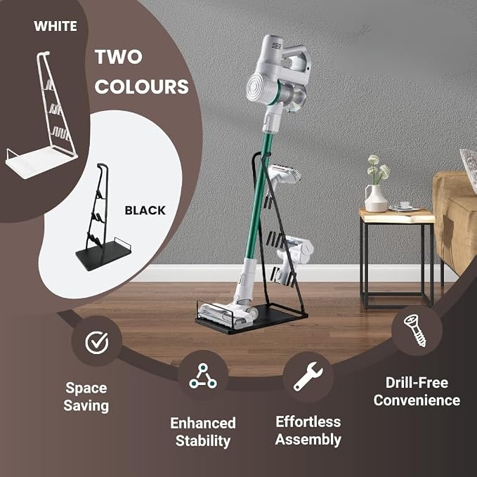 Universal Vacuum Stand, Storage-Stand-Docking-Station-Holder, Stable Metal - Image 4