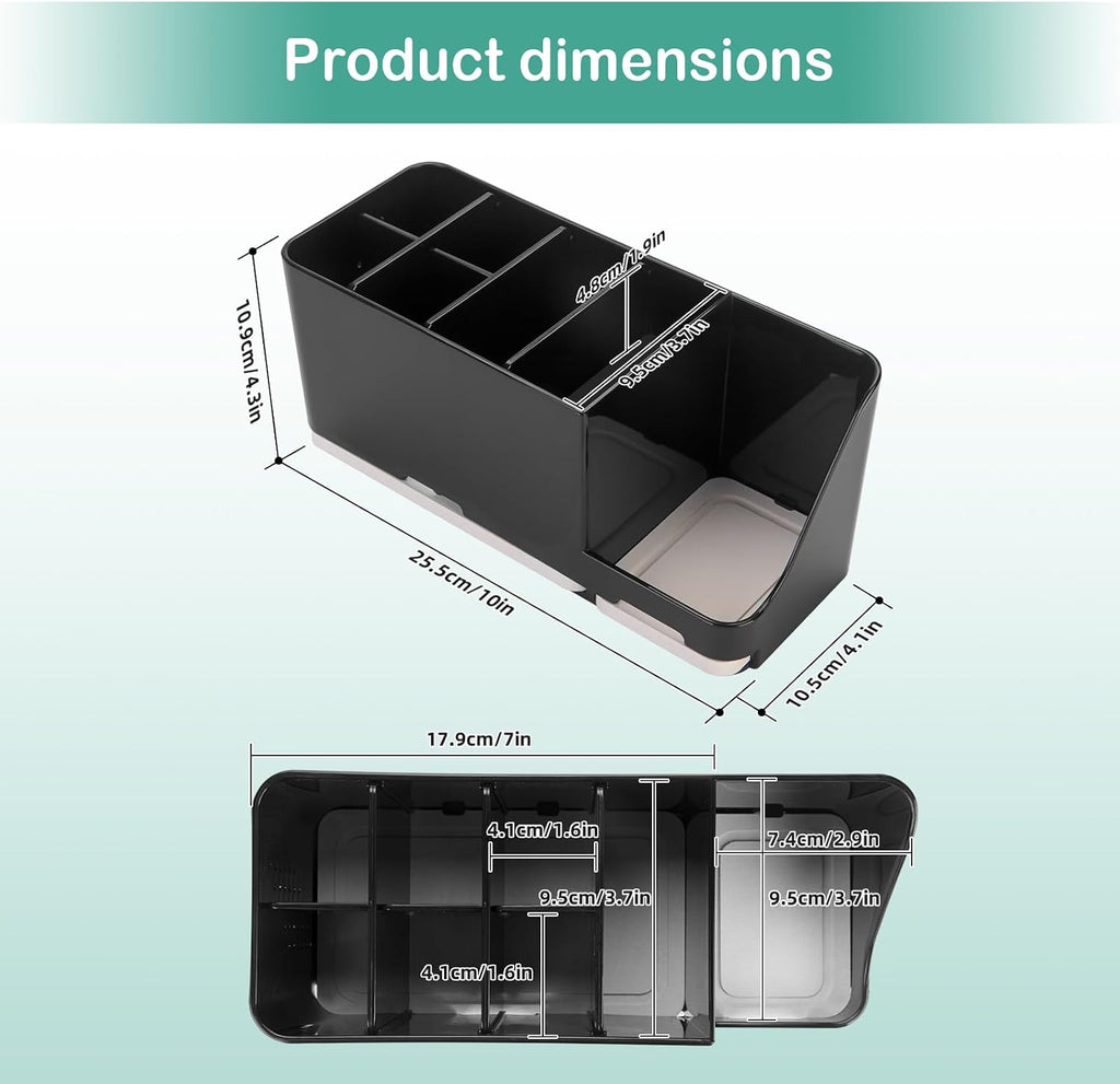 YONGAIJIA Toothbrush Holders for Bathrooms with 8 Slot Organizer