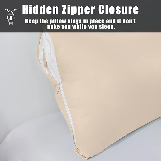 Body Pillow Cases Cover, Bamboo Rayon Body Pillowcases - Image 4