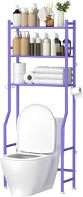 3-Tier Over The Toilet Storage, Space Saver Metal Bathroom Shelves, by QualityHomewareTimlessComfort