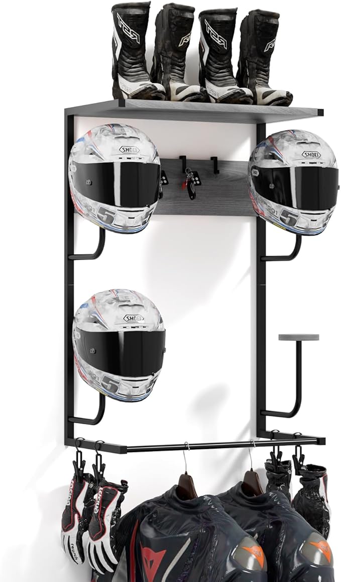 Motorcycle Helmet Holder Wall Mounted, Helmet Holder Wall Mount by OMISRUIS