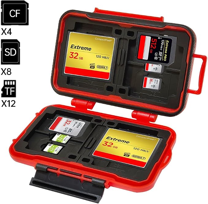 LYNCA 24 Slots Camera Memory Card Case Holder Water-Resistant Anti-Shock SD - Image 4