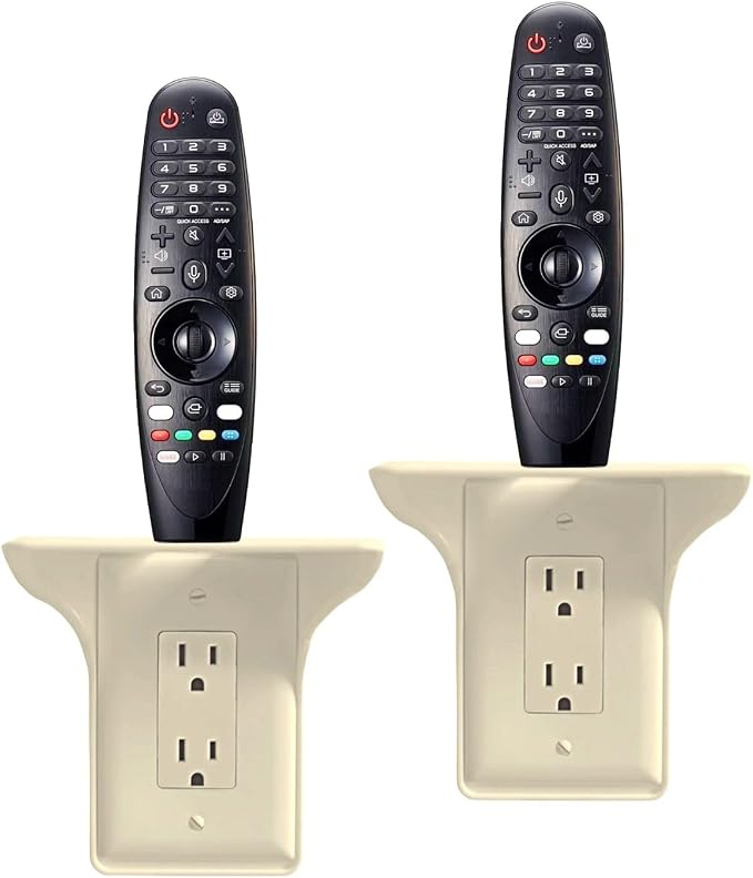 BeraTek Power Perch Wall Outlet Shelf | Declutter & Reclaim Counter Space | - Image 4
