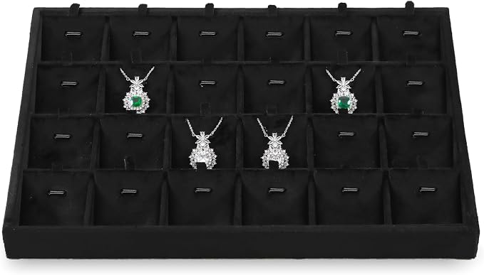 Stackable Jewelry Trays, Velvet Earring Box, Premium Necklace Box, Luxury by Yinbeini
