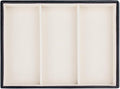 SANQIANWAN Leather Jewelry Organizer Trays Velvet Liner Storage Drawer Display by SANQIANWAN