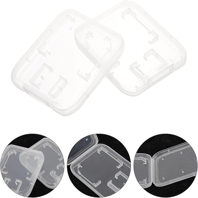 BESPORTBLE 24pcs 24pcs Transparent Memory Card Storage Case - Image 4