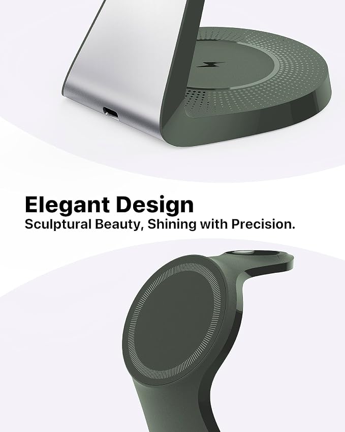 3 in 1 Charging Station for Apple Devices, Mag-Safe Charger Stand Fast Charging - Image 4