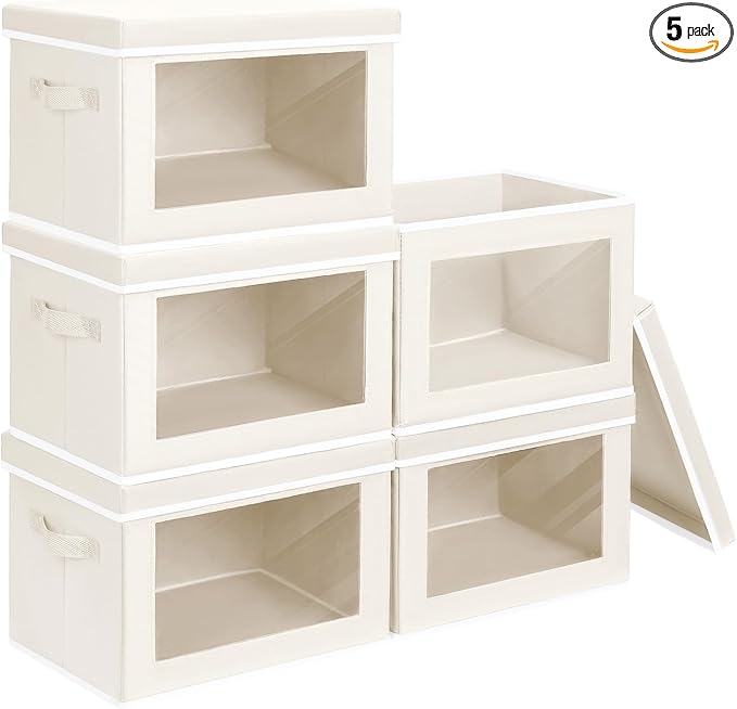 Storage Bins with Lids by Homsorout
