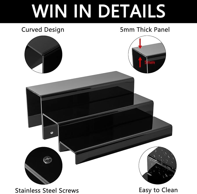 2 Pack Tiers Bar Shelves for Liquor Bottles - Image 4
